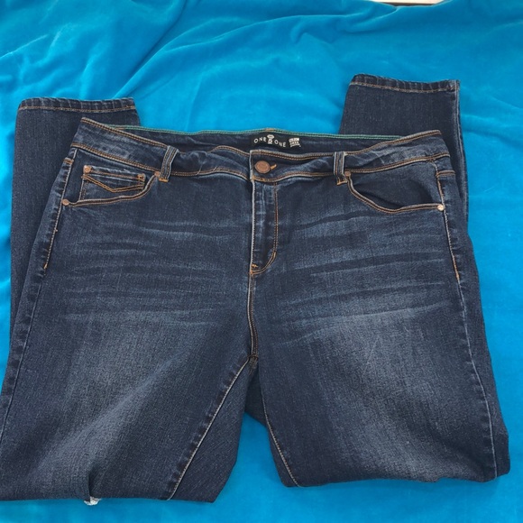 one 5 one distressed jeans size 20W - Picture 1 of 6